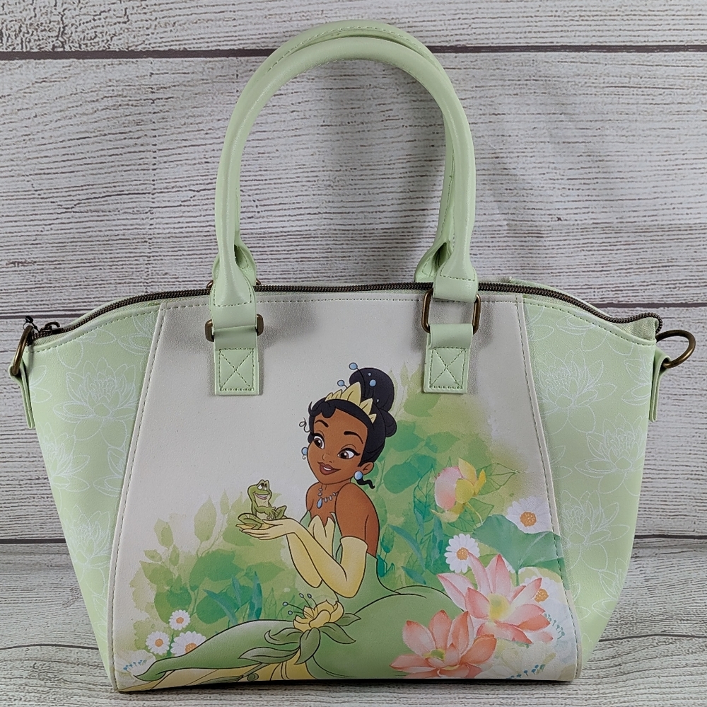 The Princess And The Frog Watercolor Satchel Bag